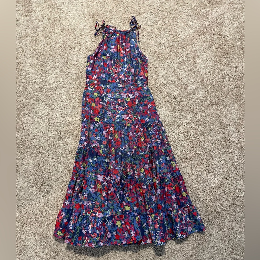 Summersalt The High Neck Tiered Maxi Dress Painted Meadows